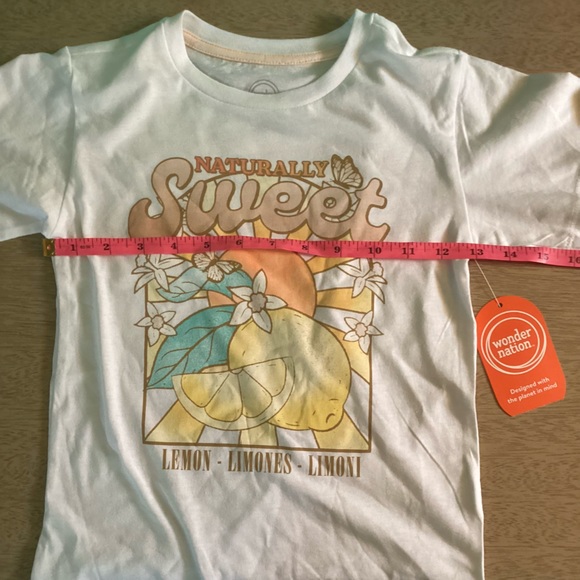 Wonder Nation Girls Naturally Sweet Tee Size XS (4 - 5) NWT - Picture 9 of 10